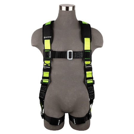 Safewaze PRO Full Body Harness: 1D, MB Chest, MB Legs FS280
